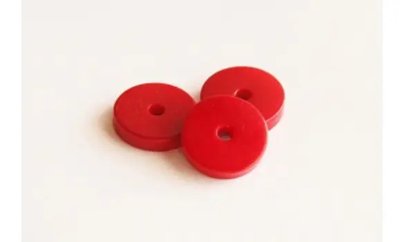 Rondelle 15mm Rouge