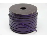Cuir plat 5mm violet