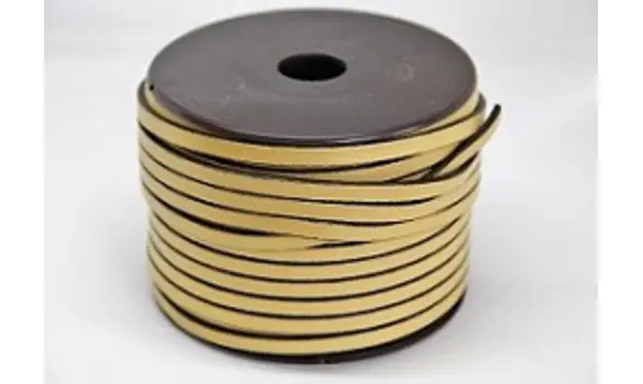 Cuir plat 5mm nacré