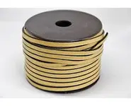 Cuir plat 5mm nacré