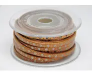 Cuir losanges 5mm camel