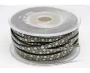 Cuir losanges 5mm kaki