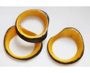 Anneau zébré Jaune