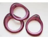 Anneau zébré Mauve