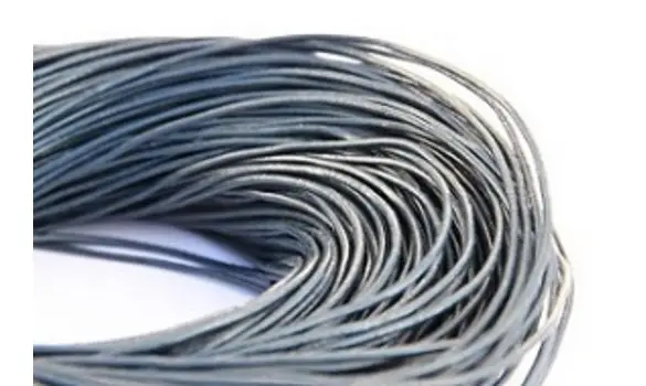 Cuir rond 1.5mm noir