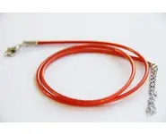 Tour de cou orange 2mm