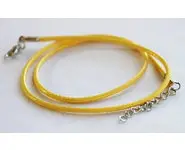 Tour de cou jaune 2mm