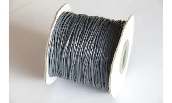 Fil coton 1,5mm gris