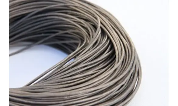 Cuir rond 1.5mm taupe