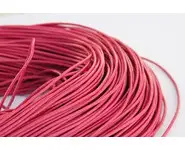 Cuir rond 1.5mm rose