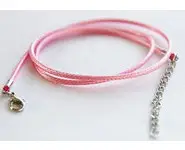 Tour de cou rose clair 2mm