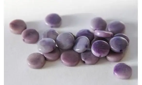 Pastille 9mm mauve