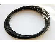 Tour de cou câblé noir