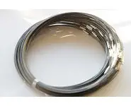 Tour de cou câblé gris