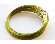 Tour de cou câblé olive