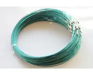 Tour de cou câblé bleu