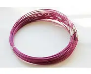 Tour de cou câblé fushia