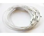 Bracelet câblé blanc