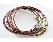 Bracelet câblé marron