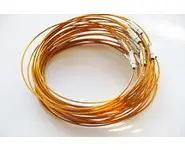 Bracelet câblé caramel