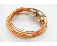 Bracelet câblé abricot