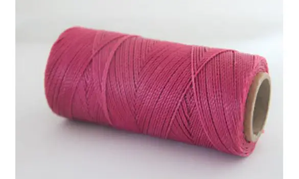 Bobine fil ciré Rose