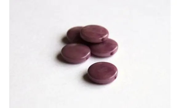 Pastille 13mm mauve