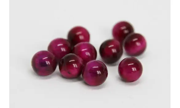 Oeil de tigre rose 8mm