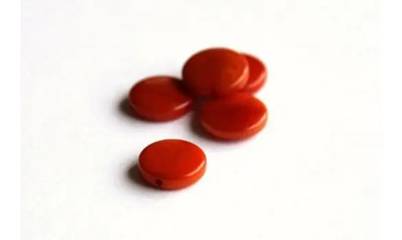 Pastille 13mm orange