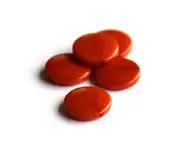 Pastille 18mm Orange
