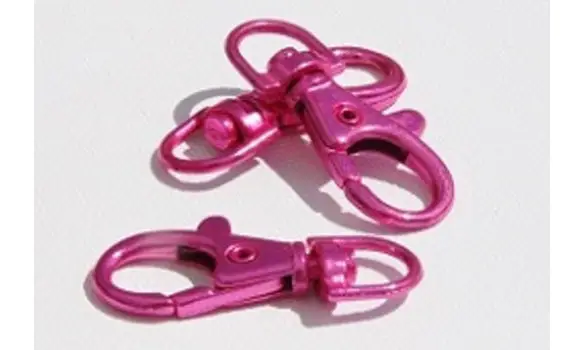 Mousqueton rose 39mm