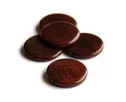 Pastille 25mm Chocolat