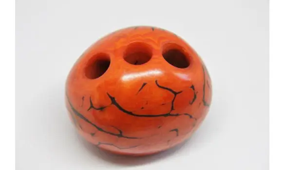 Porte crayons orange