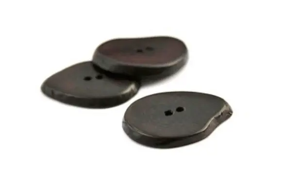 Bouton nature chocolat