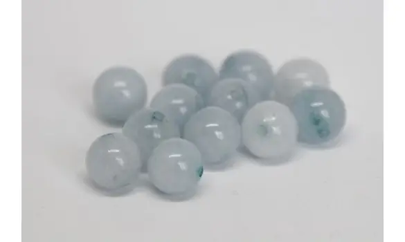 Aigue marine givrée 8mm