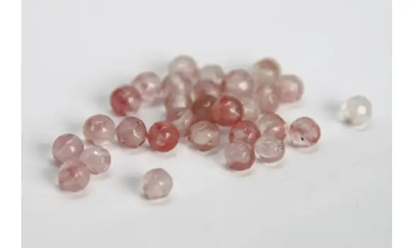 Quartz rose 4mm