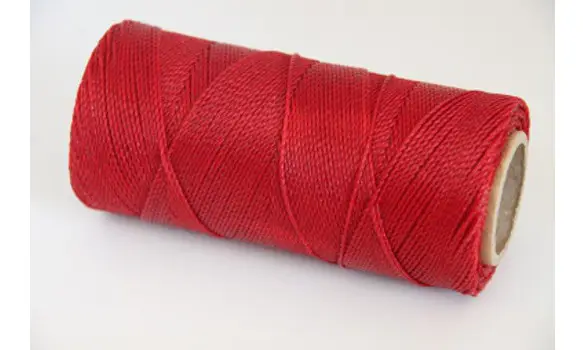 Bobine fil ciré Rouge vif