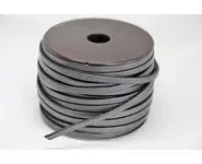 Cuir plat 5mm gris
