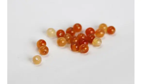 Agate orange 4mm