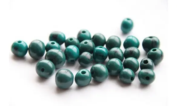 Açaïs bleu canard x10